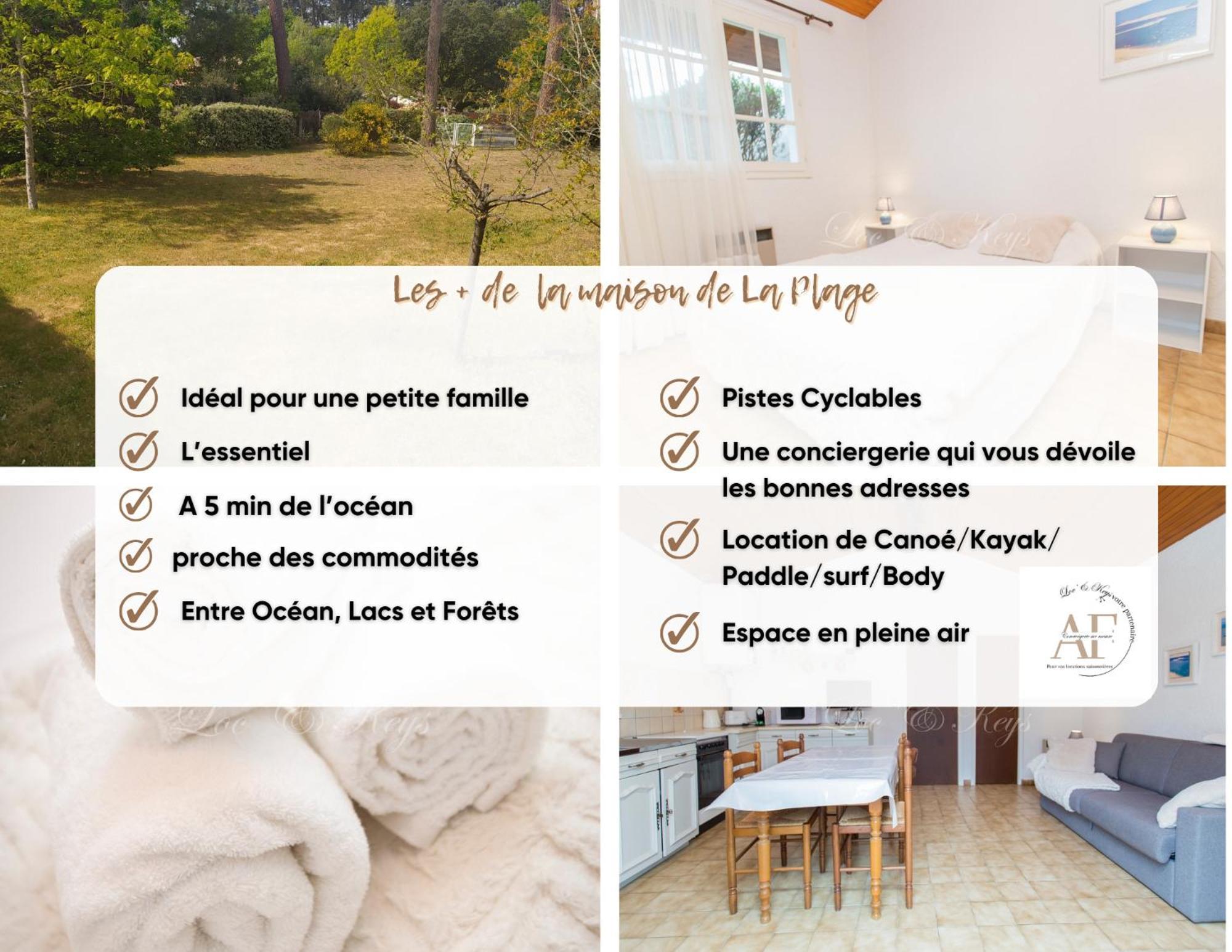 Petite Maison A Biscarrosse - Plage Exteriér fotografie